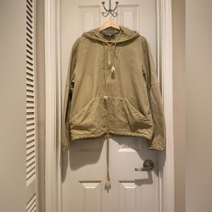 Vintage Monterey Bay Company 1/4 Zip Hooded Jacket